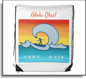 ¡Hola Olas! - Island Art by Yotigo Backpack